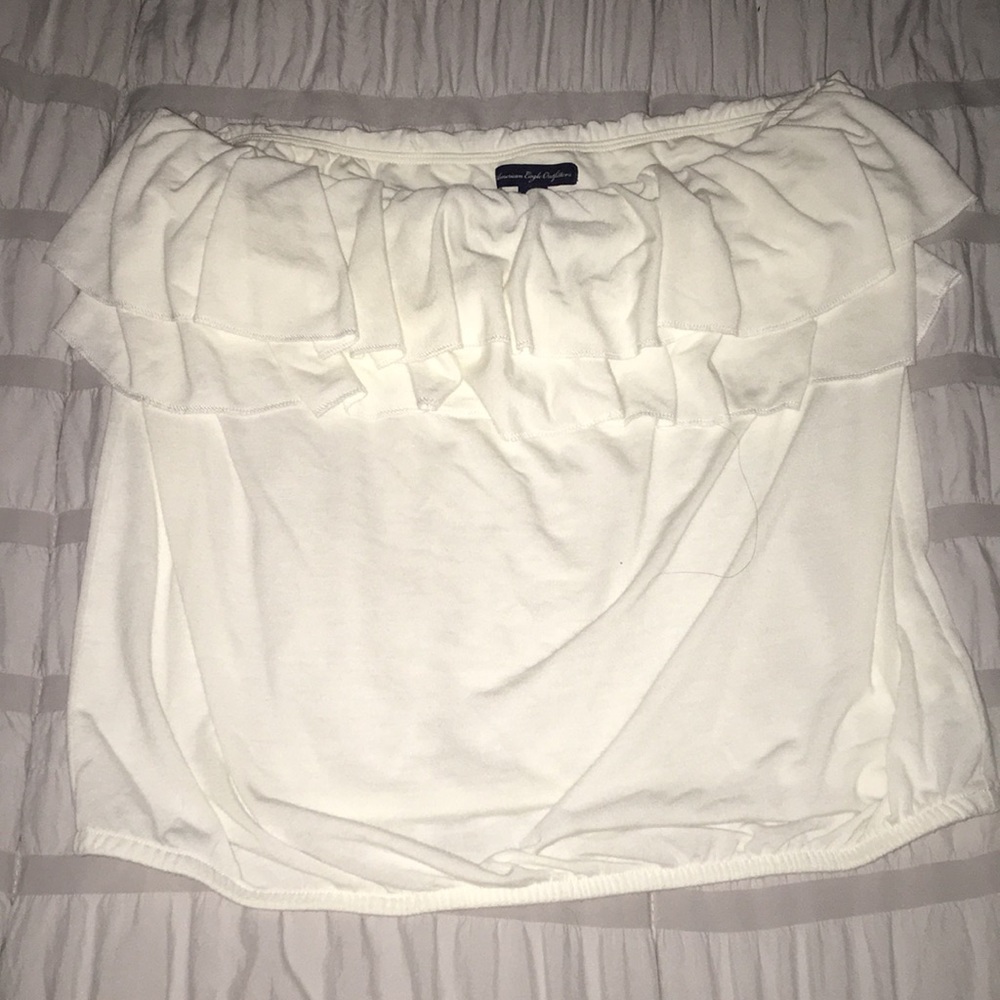White Strapless Too | American Eagle